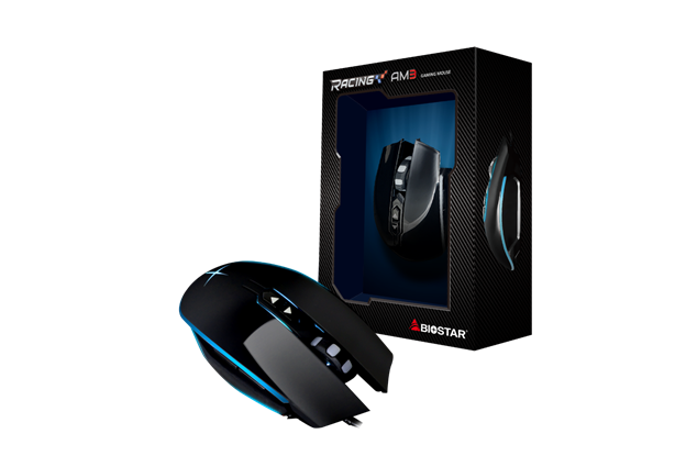 BIOSTAR Announces RACING AM3 Gaming Mouse