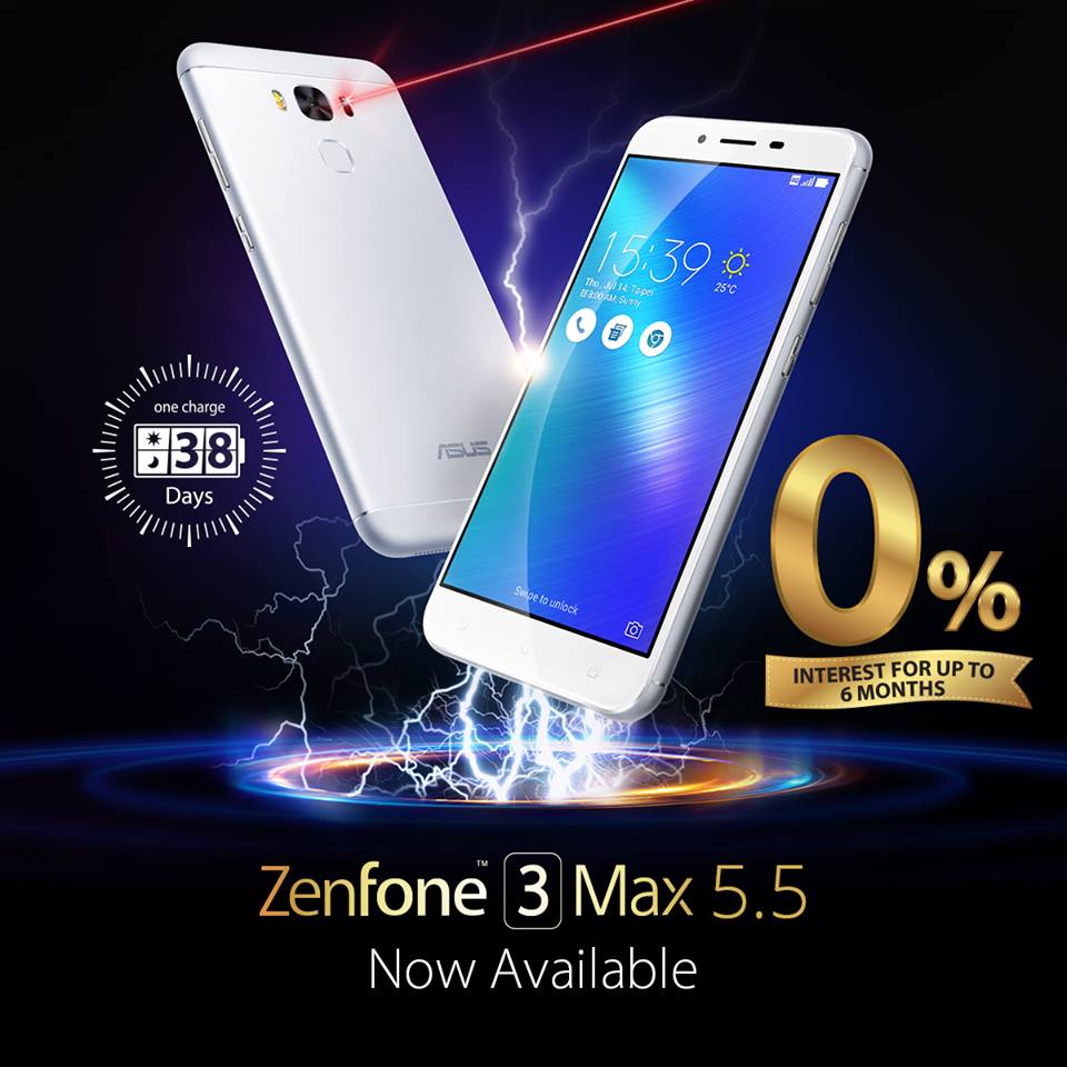 5.5-inch ASUS Zenfone 3 Max Now Available in PH