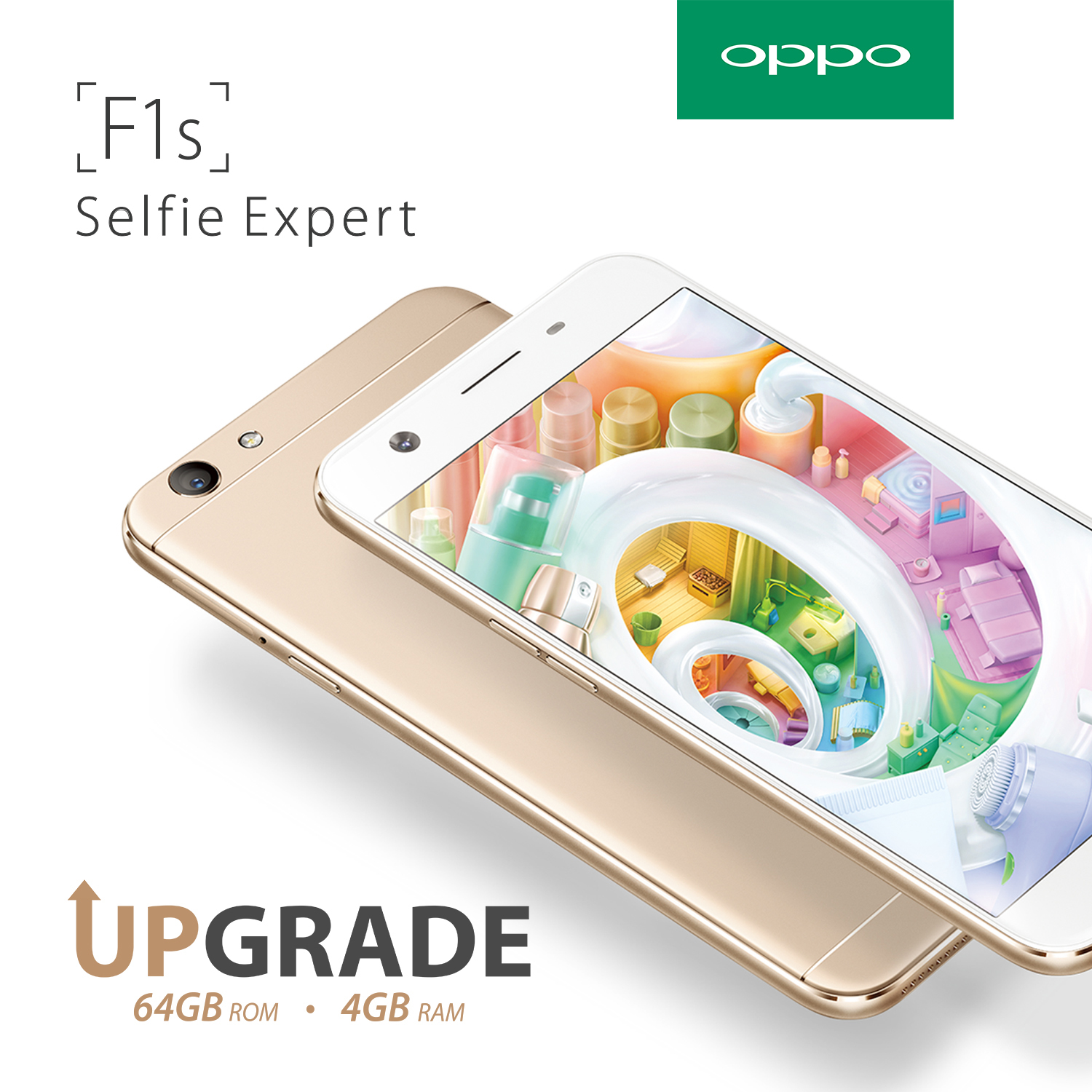 Upgraded OPPO F1s With 64GB of Storage and 4GB of RAM Will Be Available in PH Starting Feb. 3!