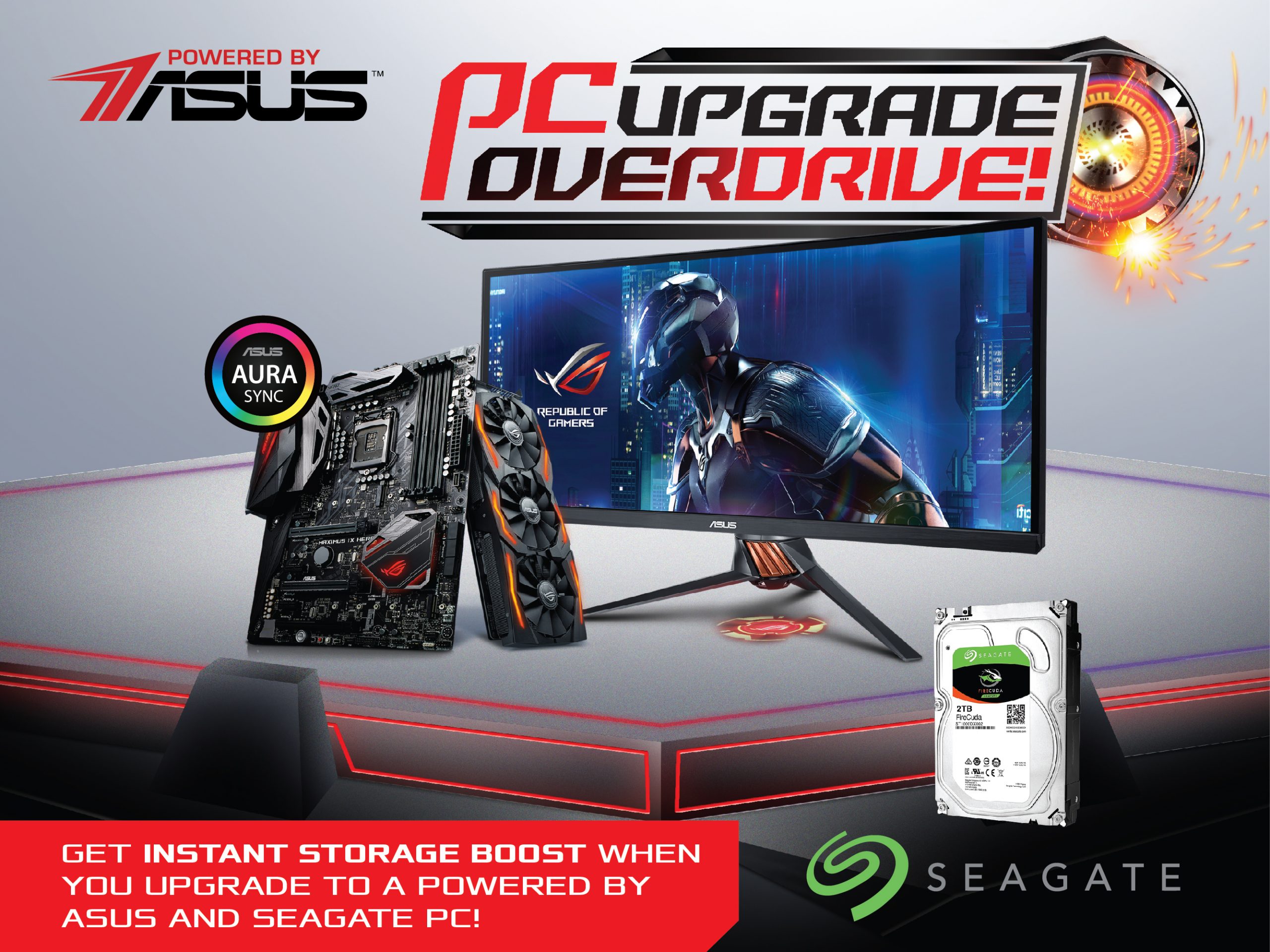 Enjoy a Free Storage Upgrade When You Buy ASUS Products and a Seagate FireCuda