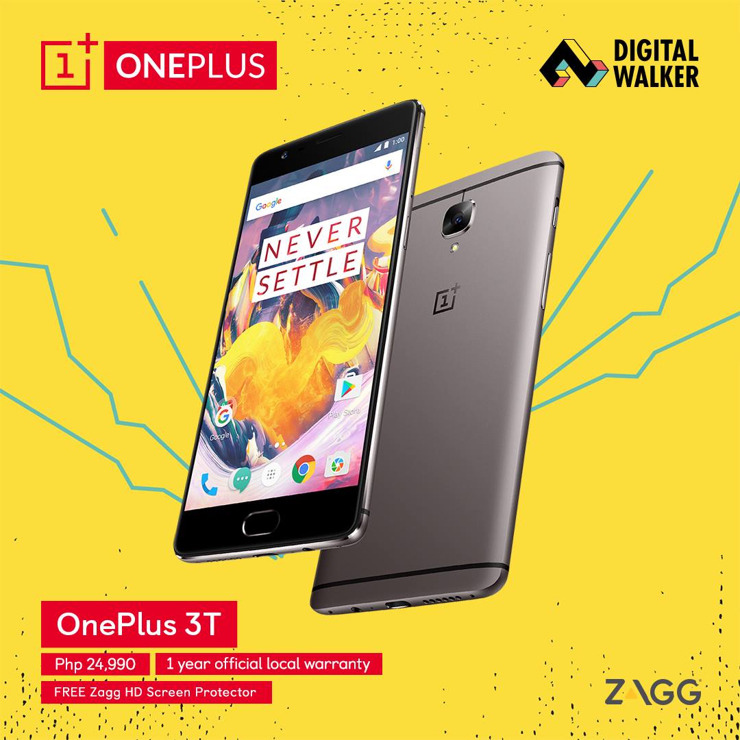 Digital Walker Brings OnePlus 3T to PH: Available Starting March 25!