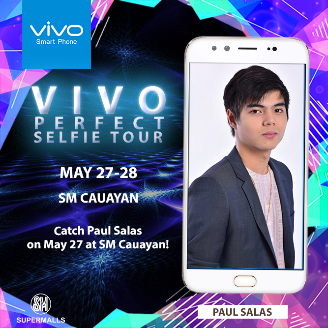 Actor and Model Paul Salas to Join Vivo’s Mall Tour and Store Opening at SM Cauayan Today!