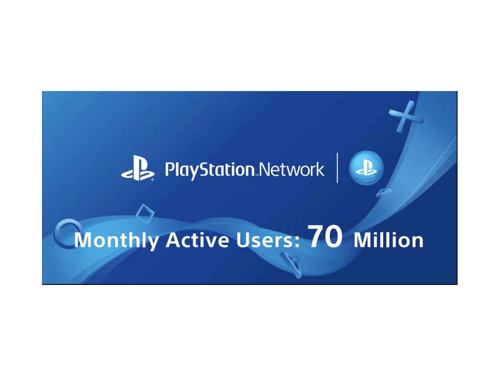 Sony monthly “Active” PSN users now at 70 million