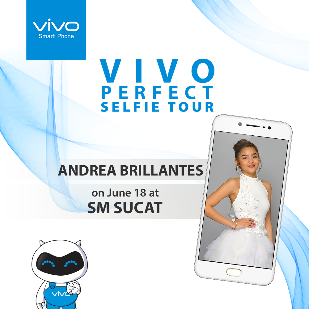 Young Actress Andrea Brillantes to Join Vivo’s Mall Tour Today!