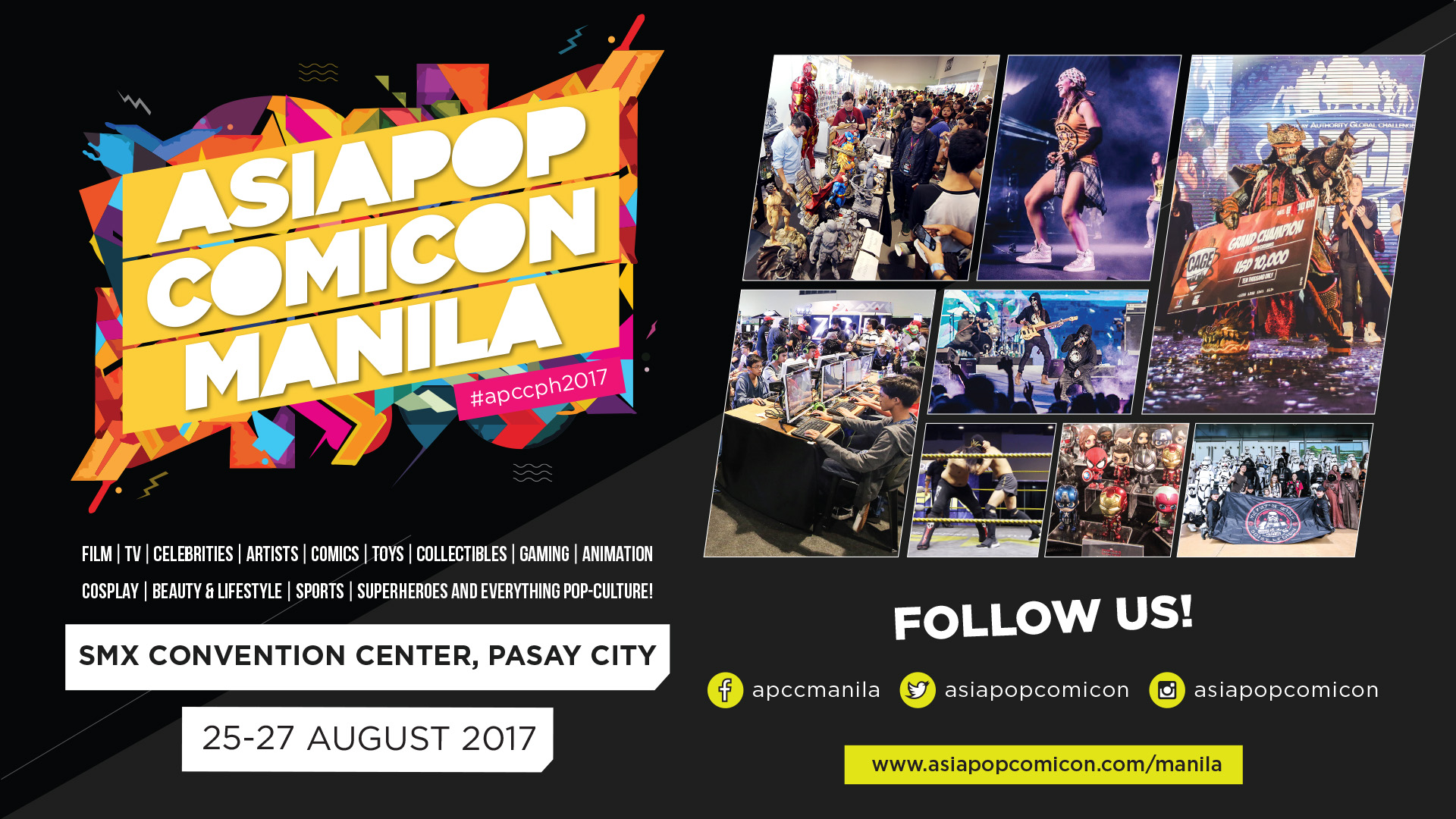 First Batch of Guest Artists for AsiaPOP Comicon Manila 2017 Revealed!
