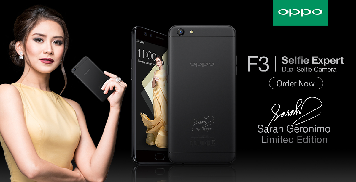 OPPO Announces F3 Sarah Limited Edition: Pre-Order Starts Today!