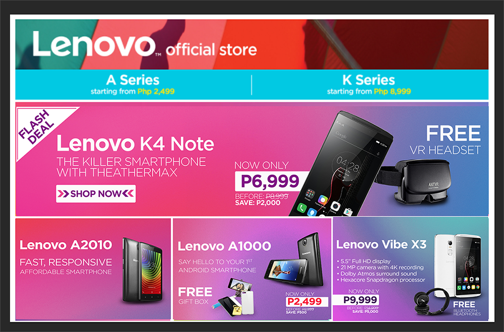 Lenovo Welcomes the Long Weekend With Flash Sales!
