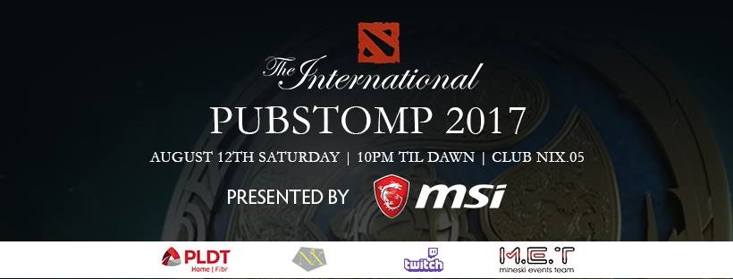 MSI Invites You to The International 2017 Pubstomp on August 12!