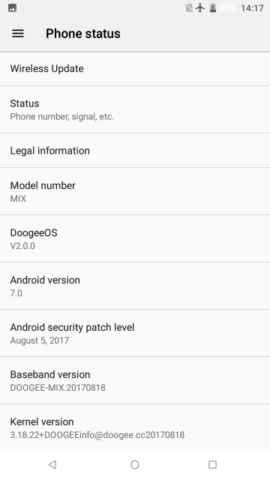 doogee mix sys24