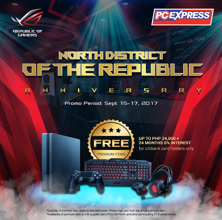 PC Express Announces ASUS ROG Anniversary and Payday Weekend Promo!