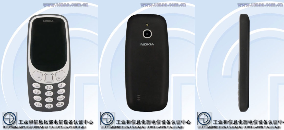 Spotted in TENAA: An LTE-Capable Nokia 3310