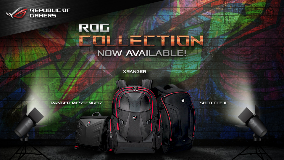 ASUS ROG Introduces its Collection of Premium Bags and Apparel!