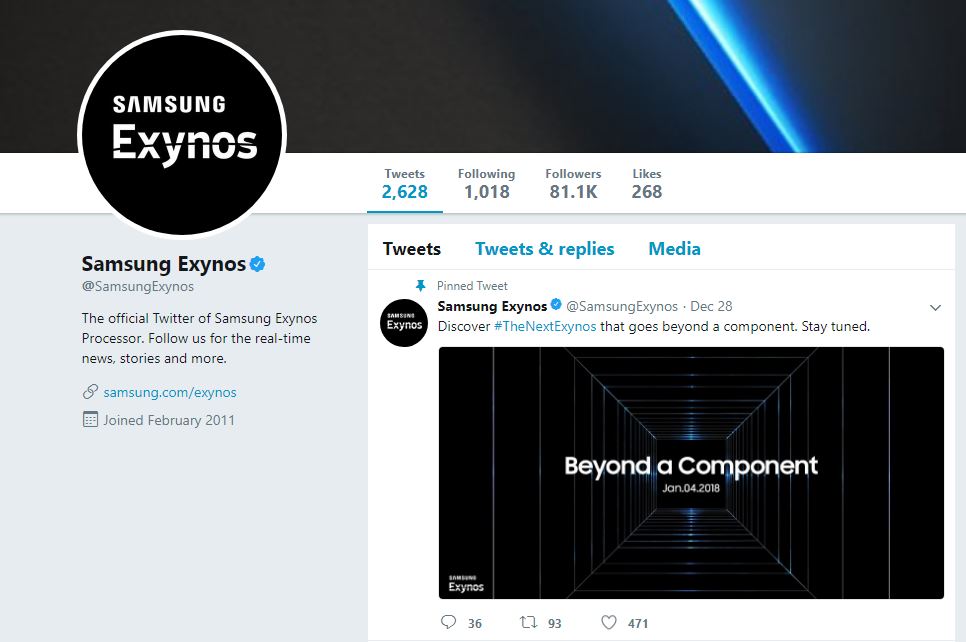 Samsung Set to Unveil its Newest Exynos SoC on January 4