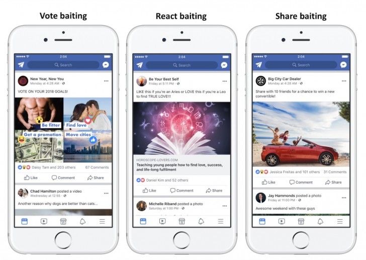 Facebook Announces New Policy that Demotes Posts with Bait Titles for Engagement