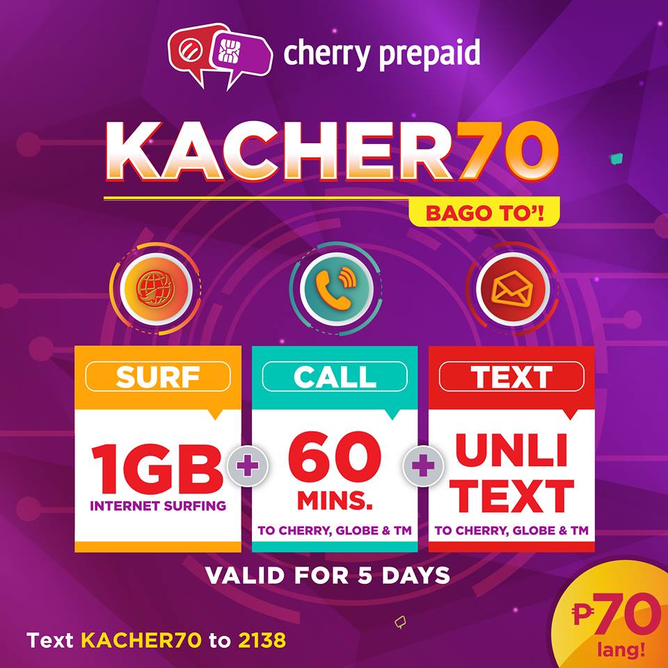 Cherry Prepaid launches its FIRST Tri-Net Data Combo Offer