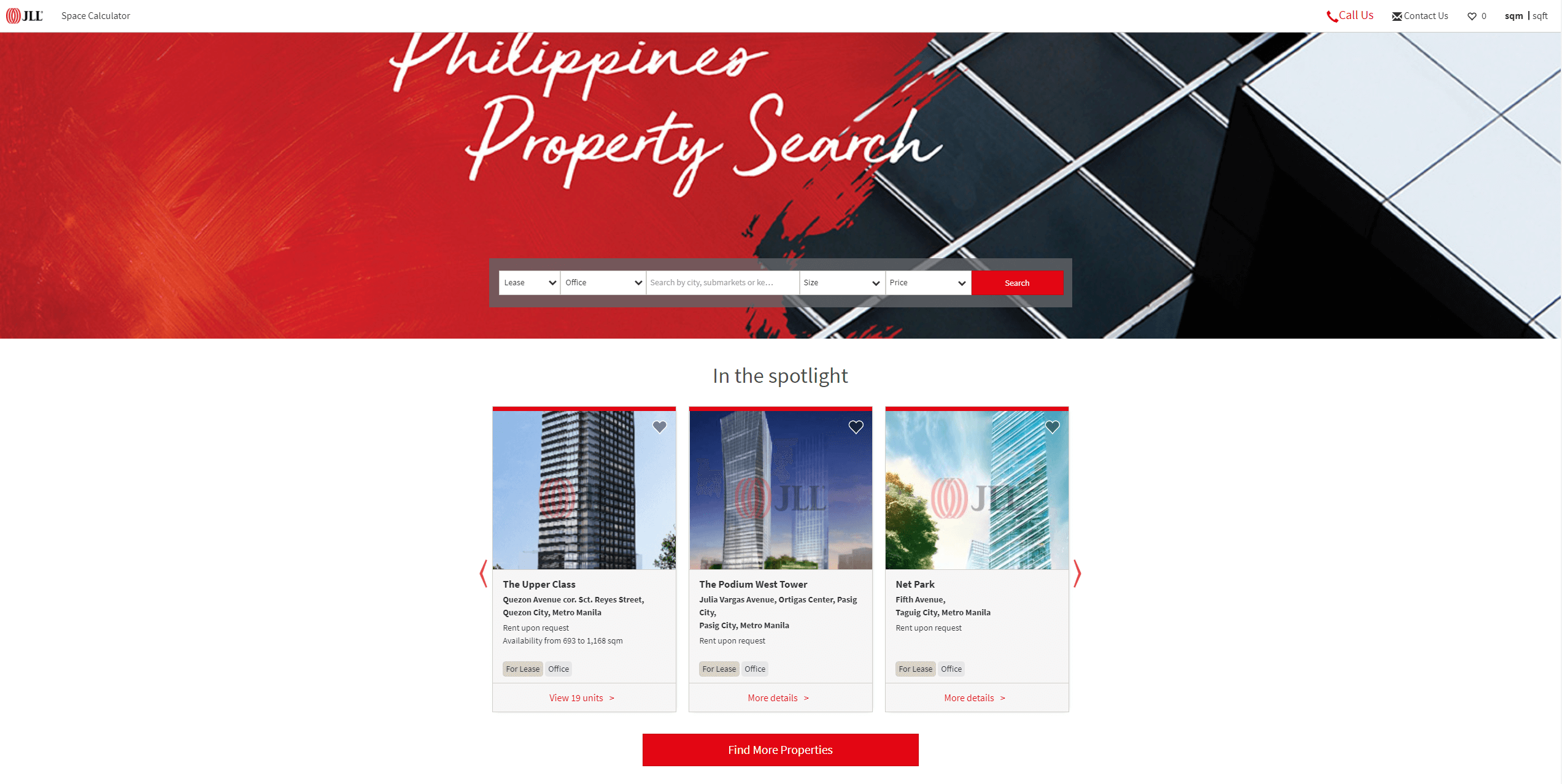Looking for the Perfect Office Space? Try JLL’s Property Search Portal!