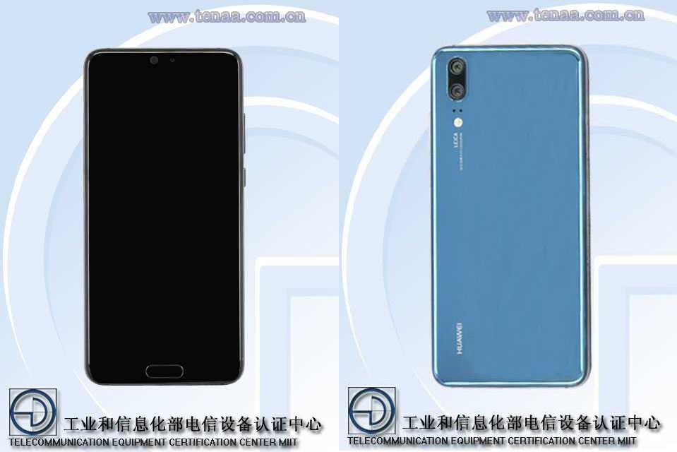 Design of Huawei P20 Revealed Through TENAA