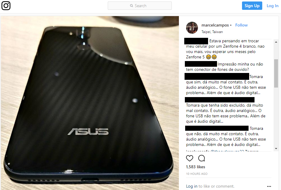 ASUS Zenfone 5 Surfaces on Instagram?