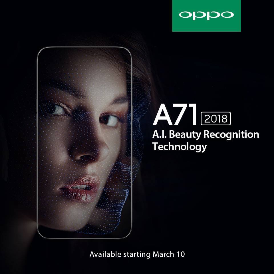 OPPO A71 (2018) Coming to PH on March 10
