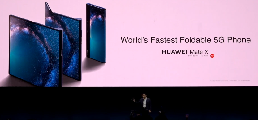 Huawei Mate X Goes Official: A Foldable Phone with a Kirin 980 and 5G!