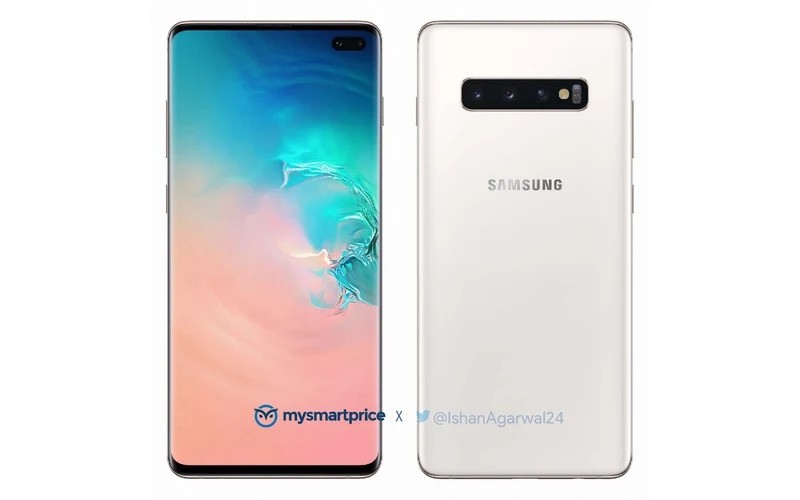 Here’s a First Look at the Ceramic White Samsung Galaxy S10 Plus