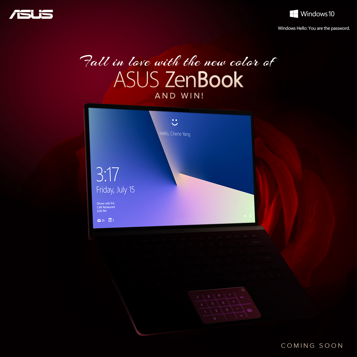 ASUS Celebrates Love Month with the Burgundy Red ZenBook 13 UX333FN!