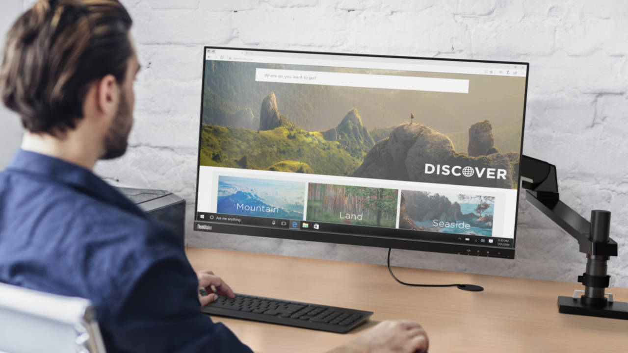 Lenovo unveils three new monitors at 