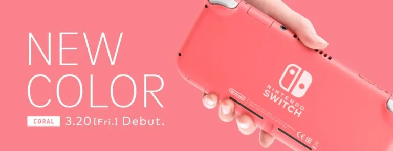 Nintendo announces a Coral colorway for the Switch Lite and it is a beauty