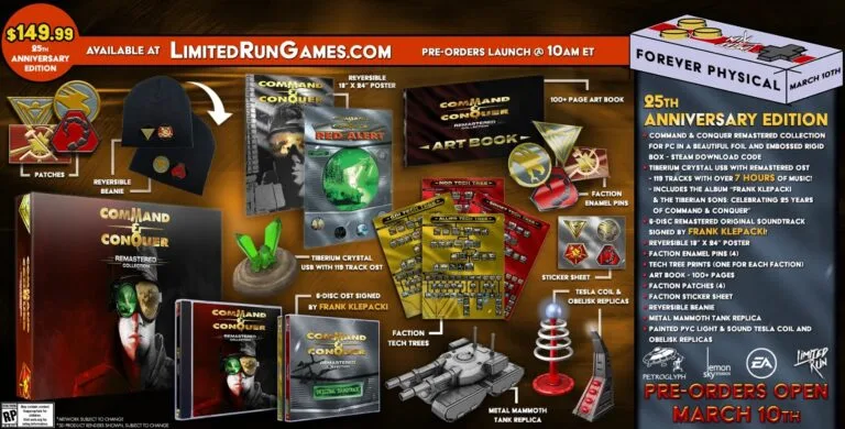 Command & Conquer Remastered confirmed for a June 5 release, gets a stunning 25th Anniversary Edition for the PC
