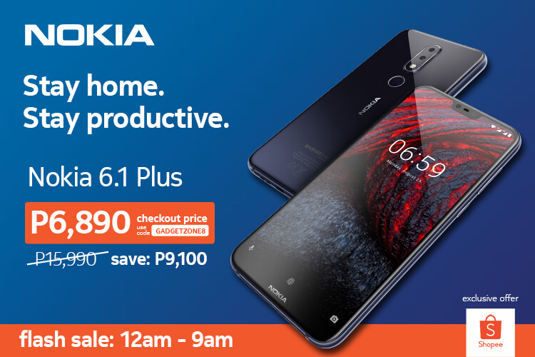 Get the Nokia 6.1 Plus at Over 50% Off at Shopee’s Flash Sale!