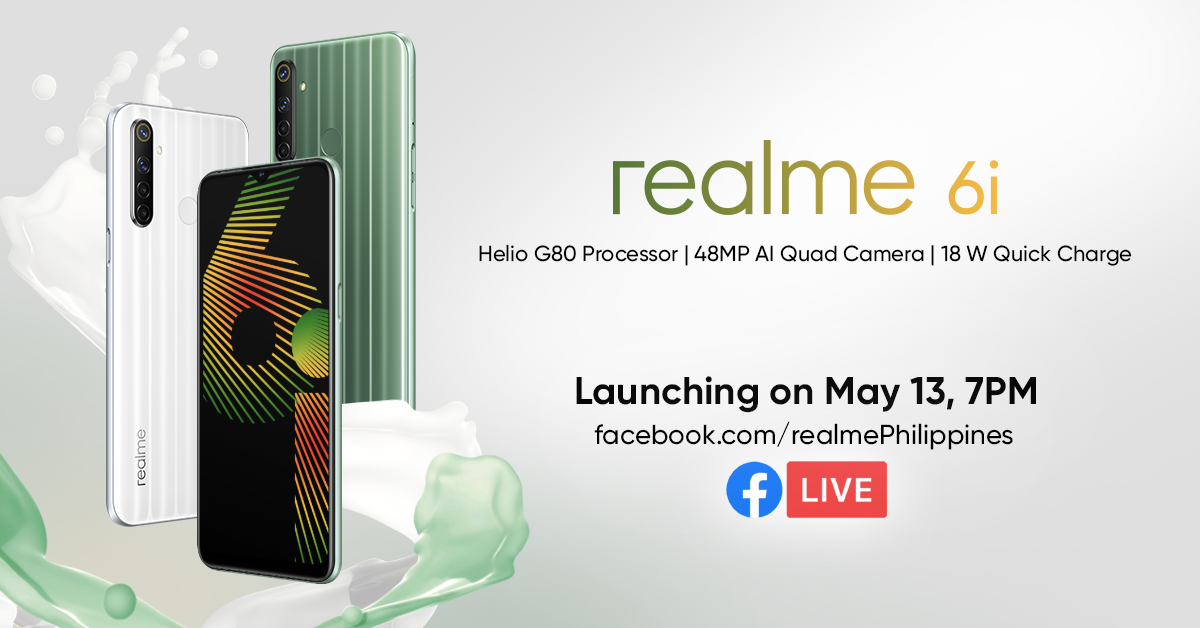Realme PH Confirms Realme 6i Launch on May 13