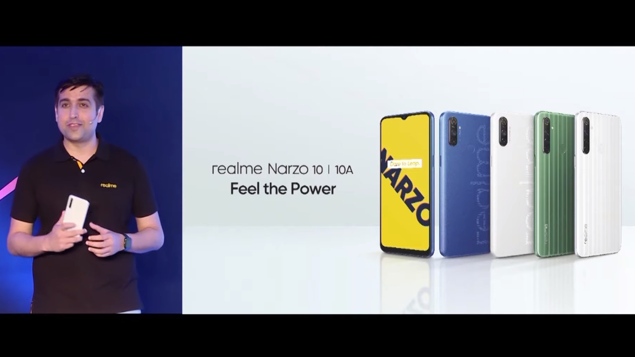 Realme Narzo 10 and 10A Officially Launch in India