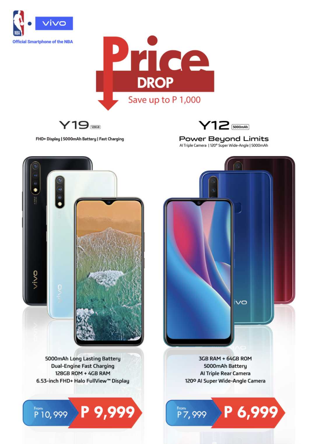 Vivo Announces a Price Drop for its Y19 and Y12 Smartphones