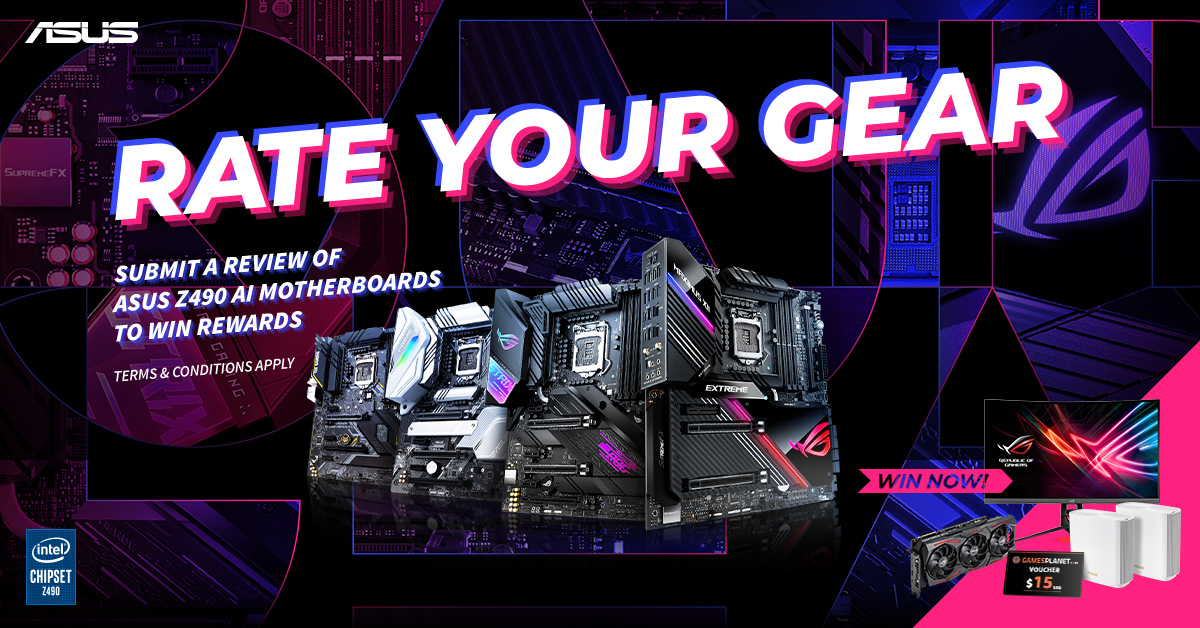 ASUS Announces Rate Your Gear Global Campaign!