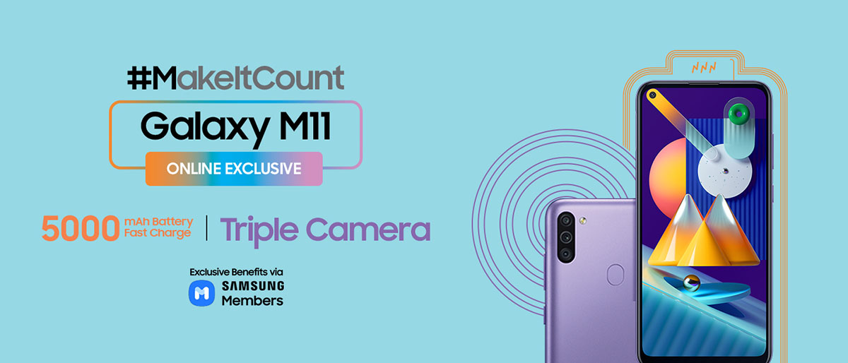 Samsung Galaxy M11 Arrives in PH as an Online-Exclusive