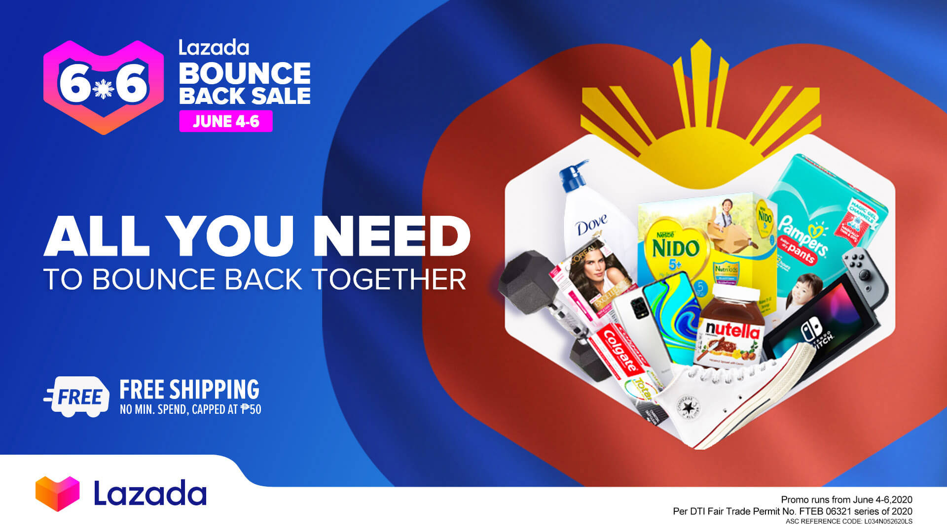 Get Ready for Lazada’s Bounce Back Sale from June 4 to 6!