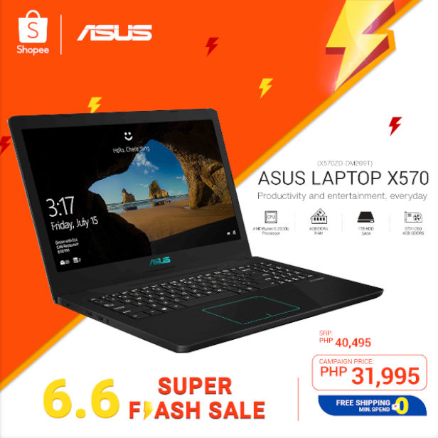 Get up to 30% Off Select ASUS Laptops at the Shopee 6.6 Super Flash Sale!