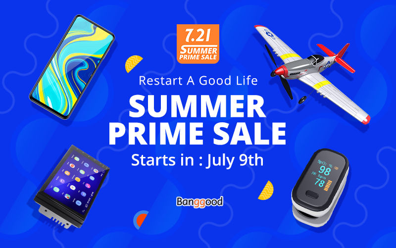 Banggood Announces its Summer Prime Sale for 2020 with Up to 50% Off on Select Products!