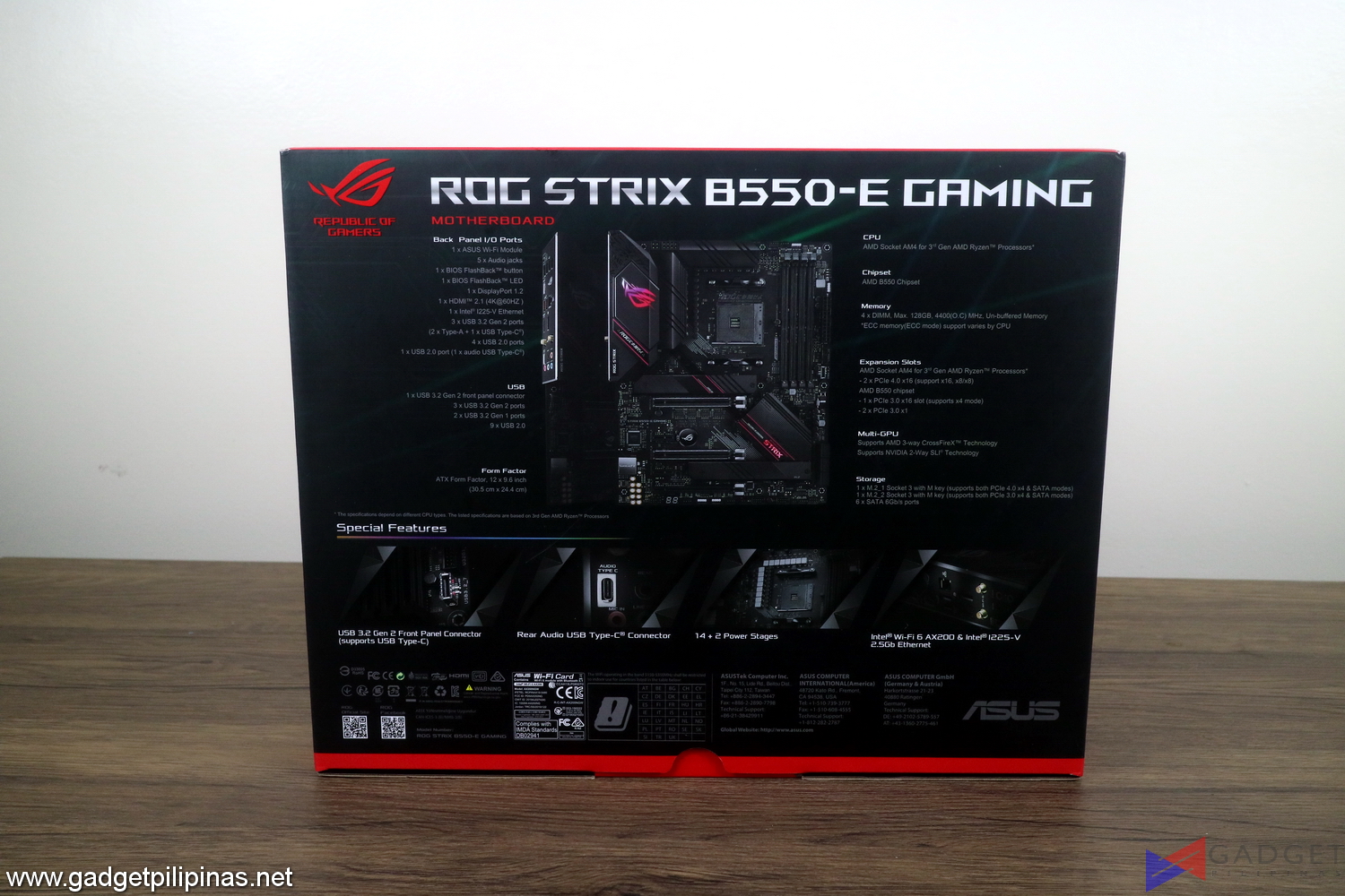 ROG Strix B550-E Gaming Motherboard Review 001