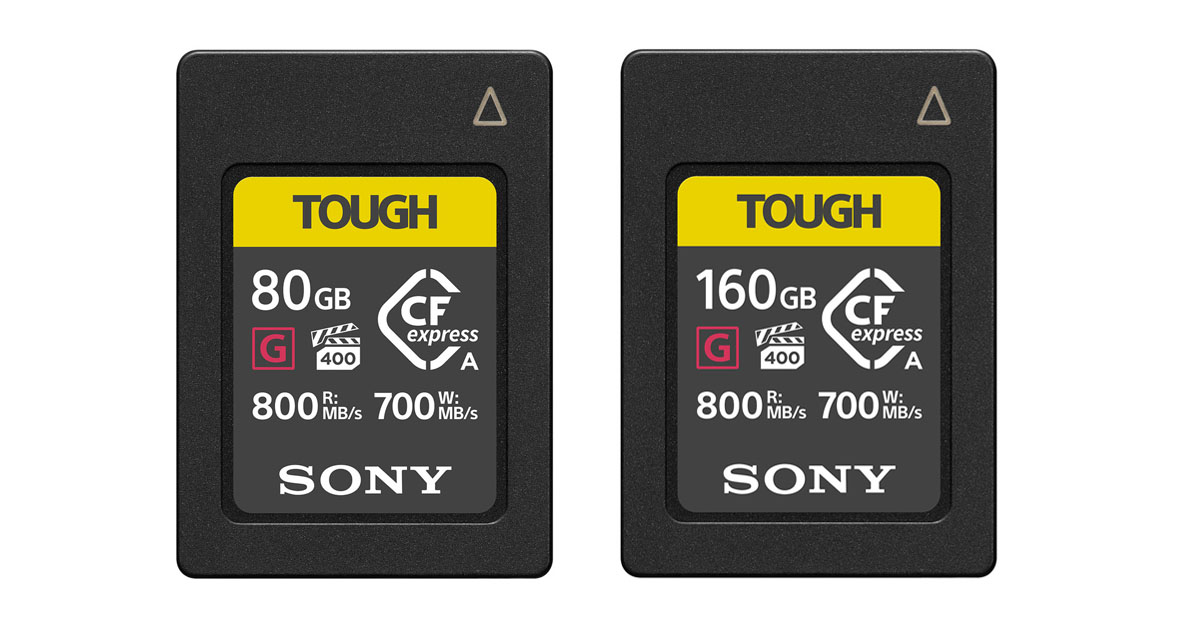 Sony Announces the World’s First CFexpress Type A Memory Cards