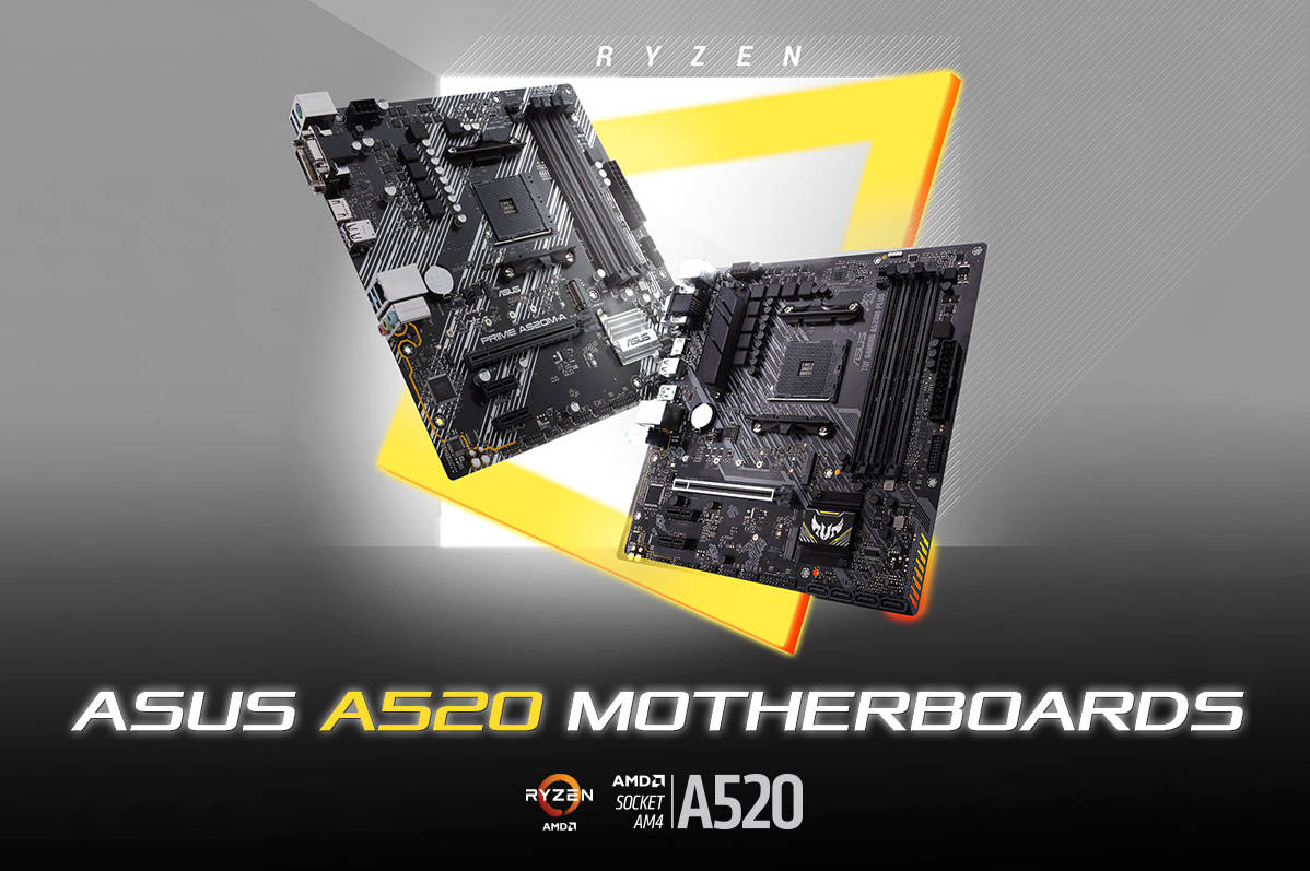 ASUS Launches its A520 Motherboards in PH, Priced
