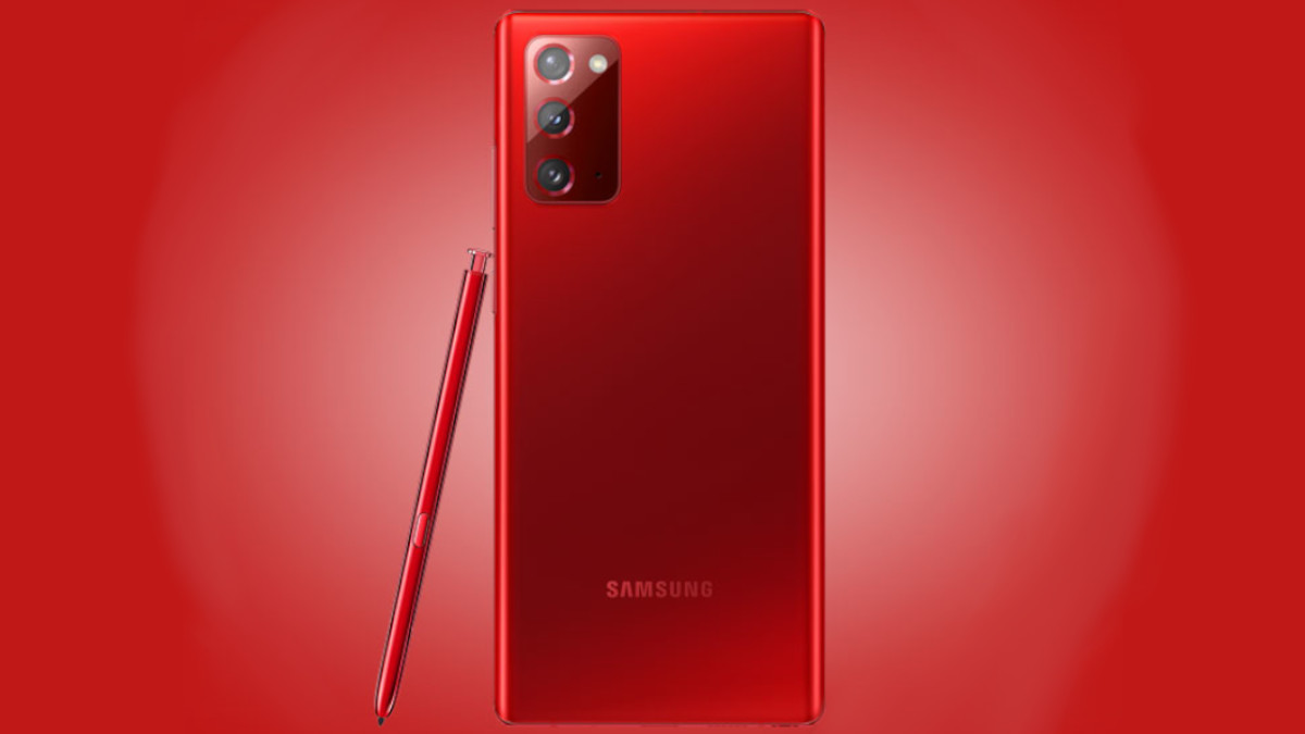 Samsung Galaxy Note20 5G Gets Mystic Red Color in South Korea