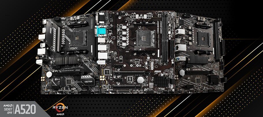 MSI Unveils its MAG and PRO A520 Motherboards
