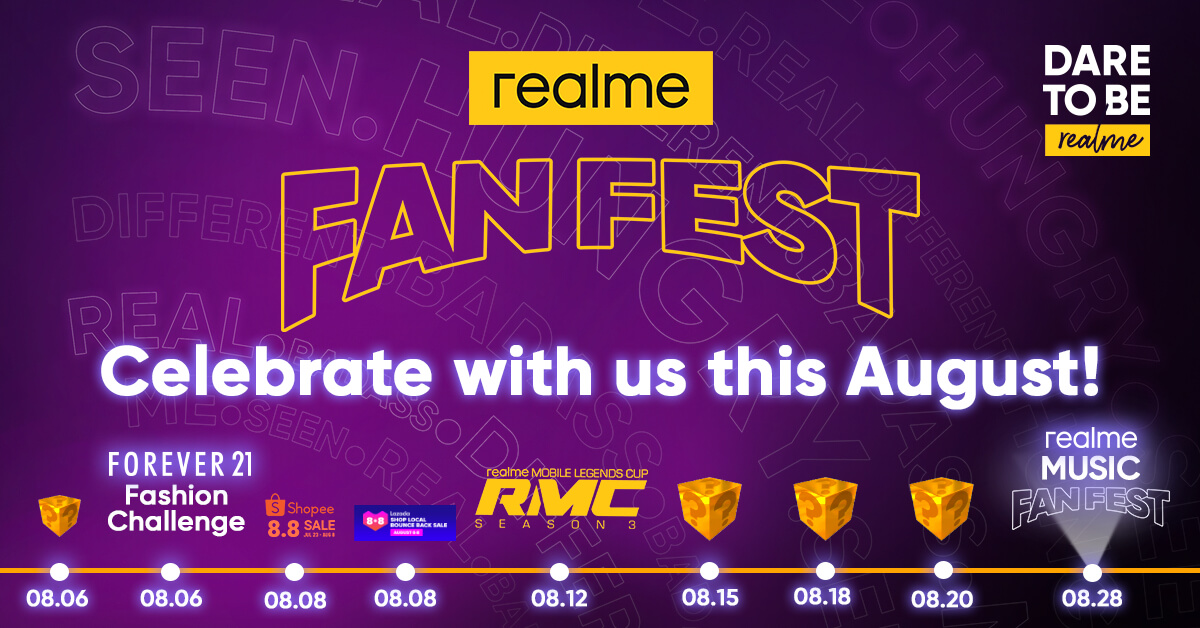 August is realme Fan Fest Month!