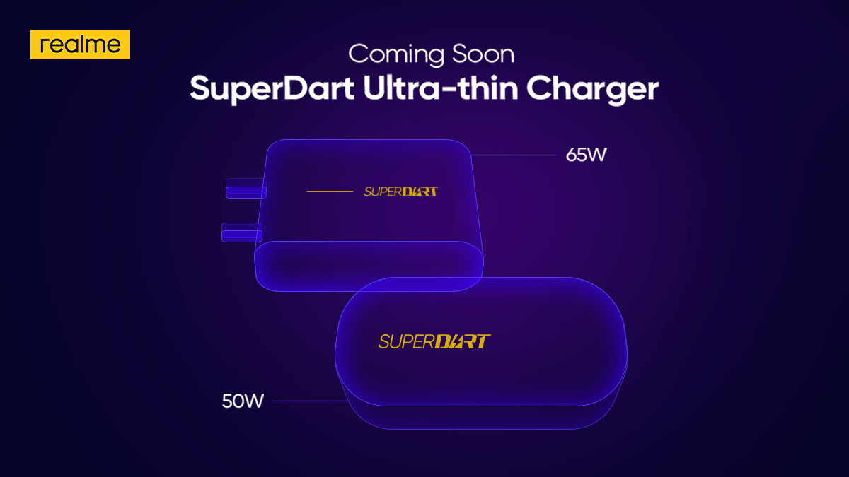 realme Set to Launch its Ultra-Thin SuperDart Chargers in India
