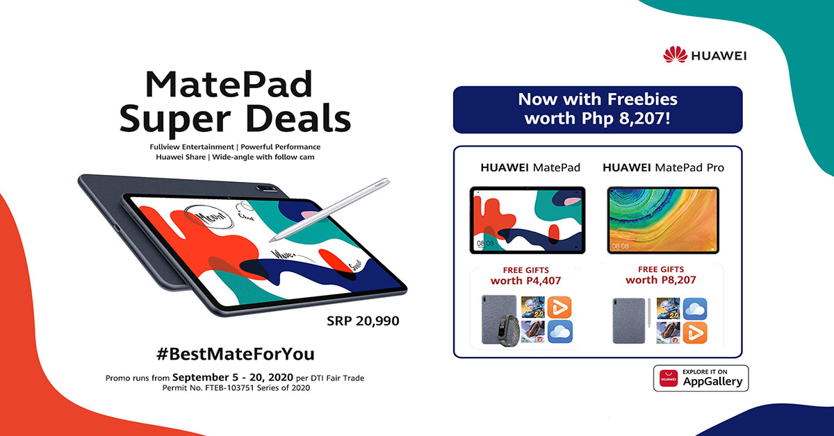 Choose the #BestMateForYou with Huawei’s MatePad Super Deals