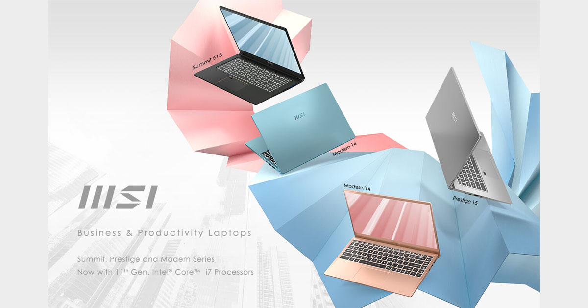 MSI Officially Enters the Business Laptop Market, Unveils New Logo