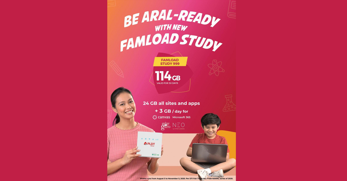 PLDT Home Launches New FamLoad Packages for E-Learning at Home