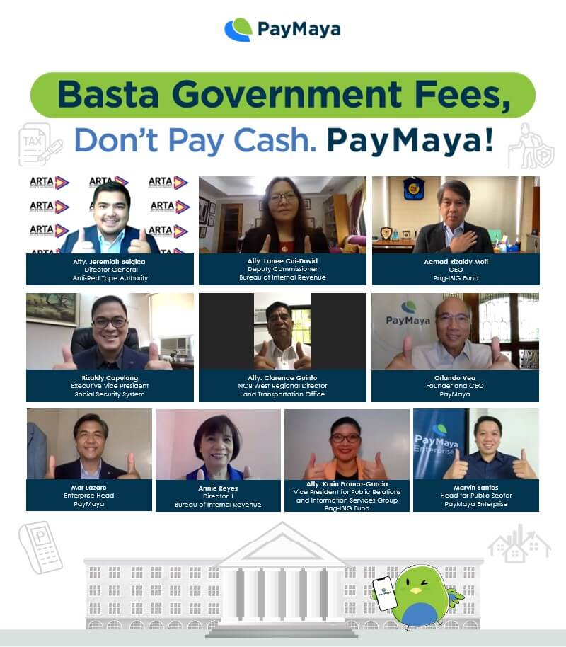 PayMaya Empowers Government Agencies with Contactless Payments