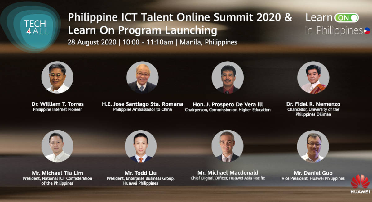 Huawei Launches ‘Learn On’ Program at Philippine ICT Talent Online Summit